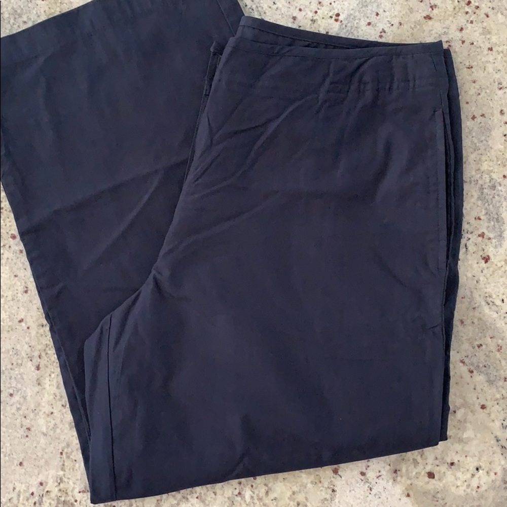 Express 13/14 Capri length blue cotton pants New No Tag